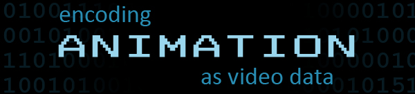 Encoding Animation as Video Data