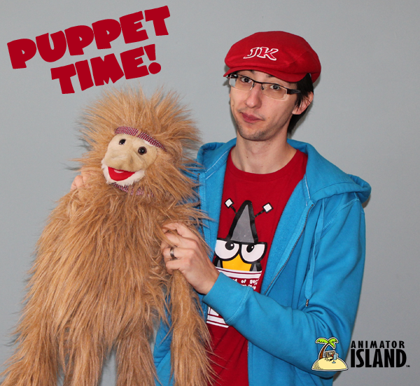 Puppet time at Animator Island!