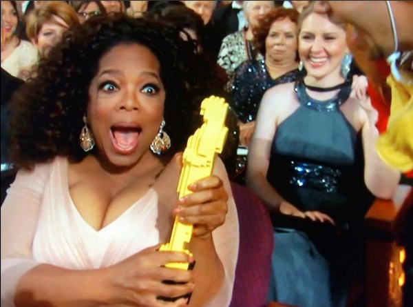 Oprah wins a Lego Oscar! Everything is Awesome!